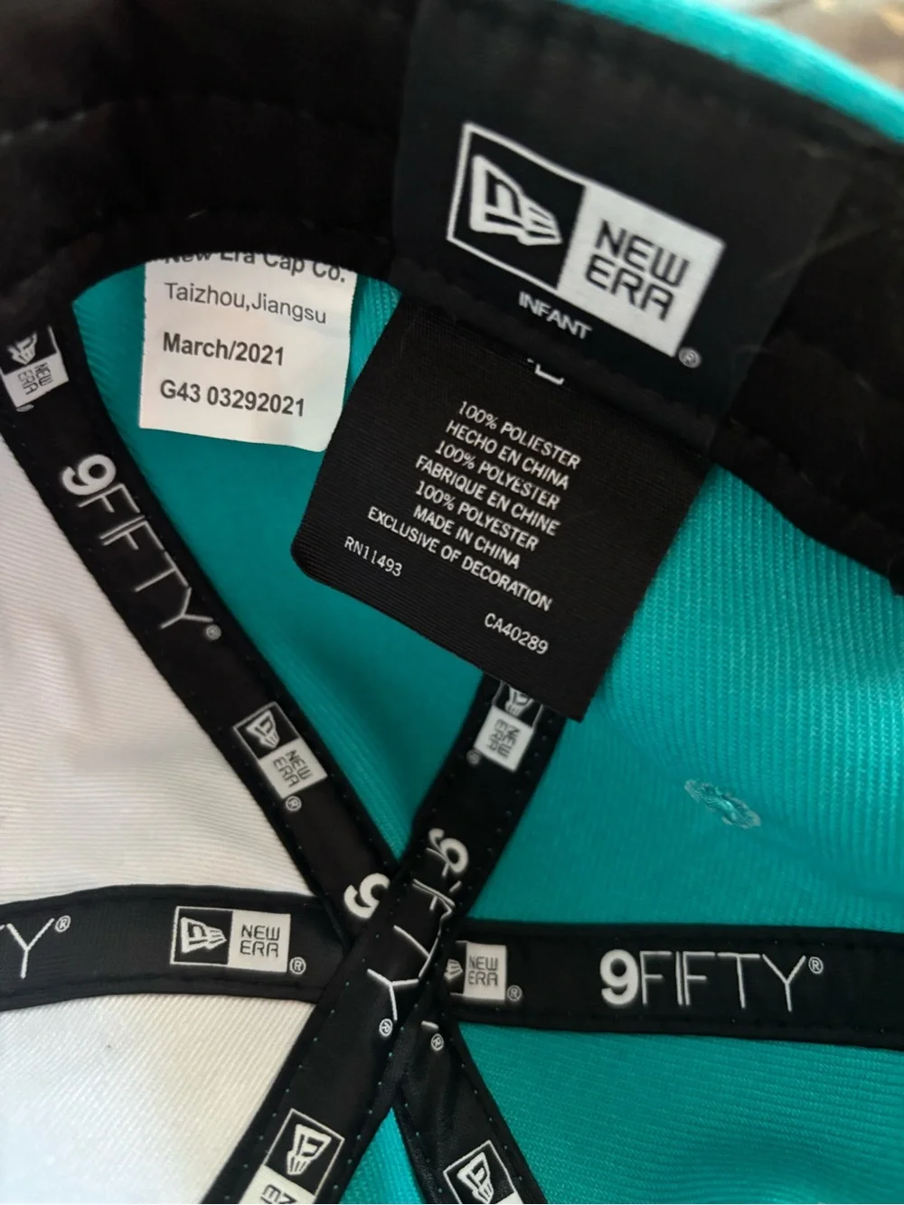 New Era bold teal